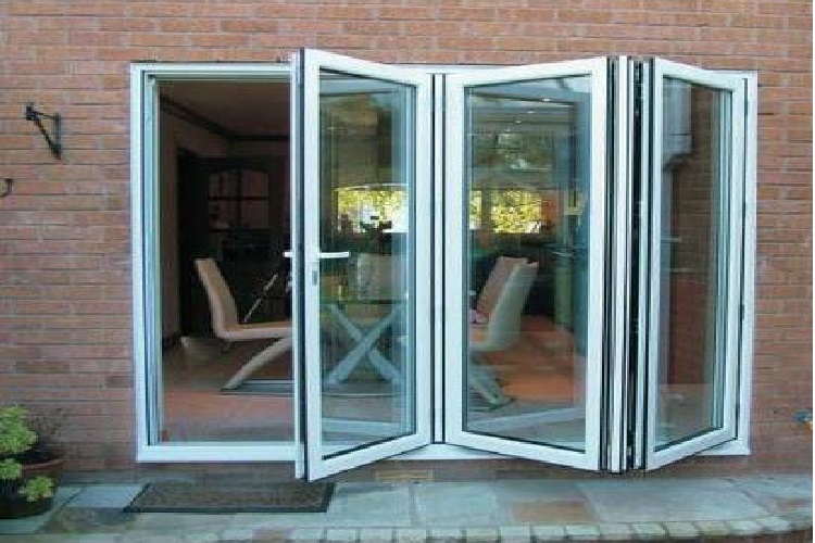 cửa đi nhựa lõi thép uPVC xếp trượt gấp 02